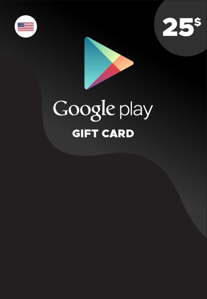 Google Play Gift Card 25 USD (USA) - Tropia Shop